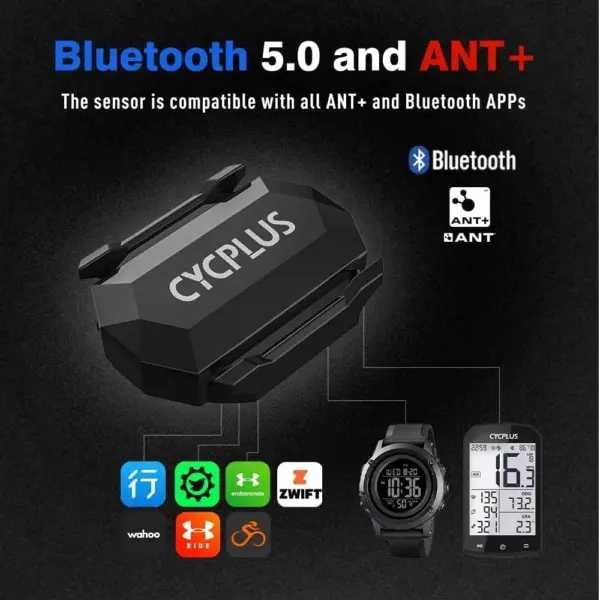 CYCPLUS C3 - Capteur de vitesse et de cadence Bluetooth et ANT+ — 5 CYCPLUS C3 - Capteur de vitesse et de cadence Bluetooth et ANT+ — 5