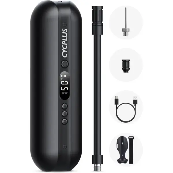 CYCPLUS A2 - Compressore portatile 150 PSI con luce LED — 1 CYCPLUS A2 - Compressore portatile 150 PSI con luce LED — 1