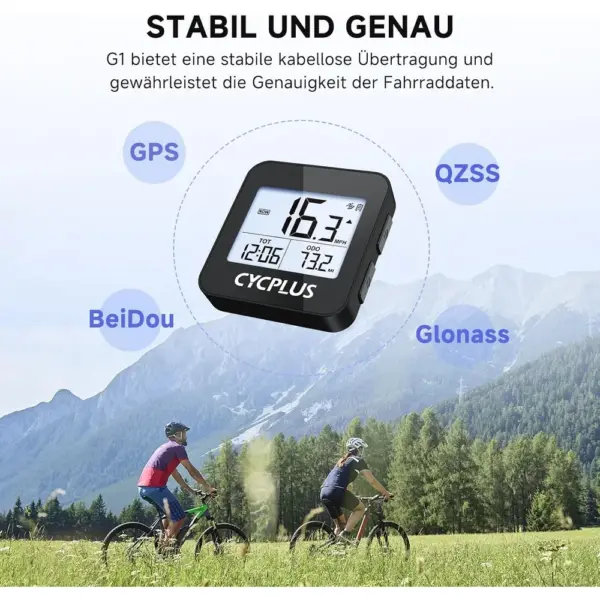 CYCPLUS G1 - kabelloser GPS-Fahrradcomputer mit 2-Zoll-Display — 4 CYCPLUS G1 - kabelloser GPS-Fahrradcomputer mit 2-Zoll-Display — 4