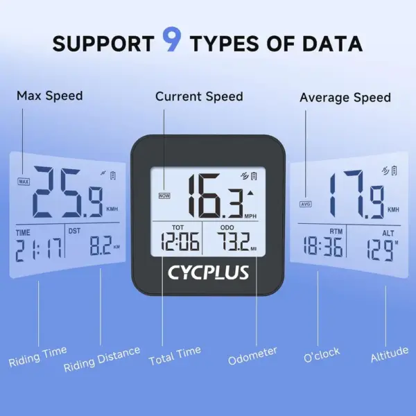 CYCPLUS G1 - Ciclocomputer GPS senza fili con display 2,0 pollici — 2 CYCPLUS G1 - Ciclocomputer GPS senza fili con display 2,0 pollici — 2