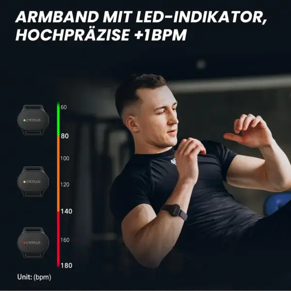 CYCPLUS H1 - Herzfrequenz-Armband mit LED-Zonenanzeige — 3 CYCPLUS H1 - Herzfrequenz-Armband mit LED-Zonenanzeige — 3