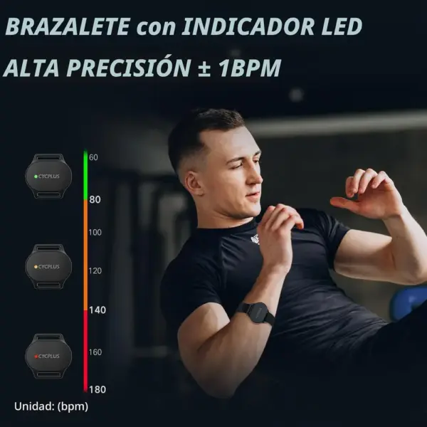 CYCPLUS H1 - Brazalete de frecuencia cardíaca óptico — 3 CYCPLUS H1 - Brazalete de frecuencia cardíaca óptico — 3