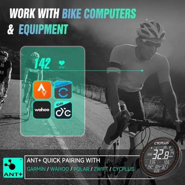CYCPLUS H1 - Brassard cardio optique Bluetooth et ANT+, 110 h — 4 CYCPLUS H1 - Brassard cardio optique Bluetooth et ANT+, 110 h — 4