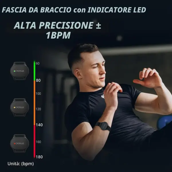 CYCPLUS H1 - Fascia cardio da braccio ottica Bluetooth e ANT+ — 3 CYCPLUS H1 - Fascia cardio da braccio ottica Bluetooth e ANT+ — 3