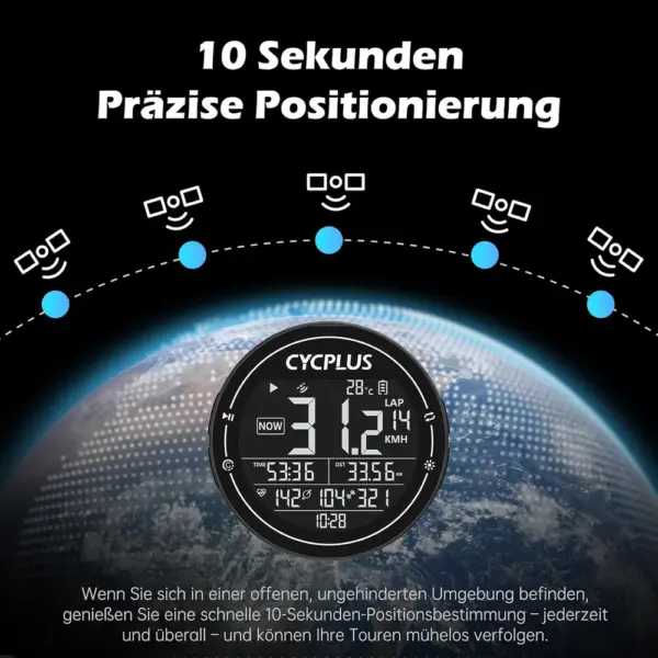 CYCPLUS M2 - GPS-Fahrradcomputer mit 2,5-Zoll-Display und 70 h Akku — 3 CYCPLUS M2 - GPS-Fahrradcomputer mit 2,5-Zoll-Display und 70 h Akku — 3