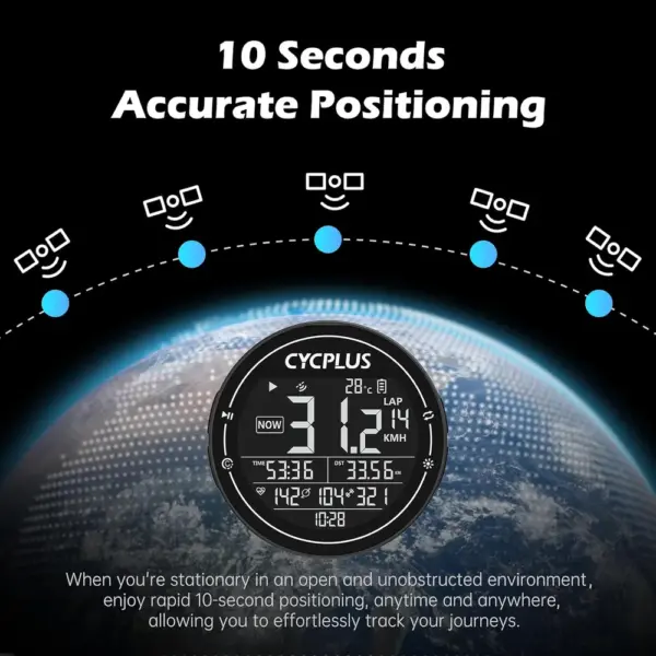 CYCPLUS M2 - multi-GNSS cycling computer with 2.5-inch screen — 3 CYCPLUS M2 - multi-GNSS cycling computer with 2.5-inch screen — 3