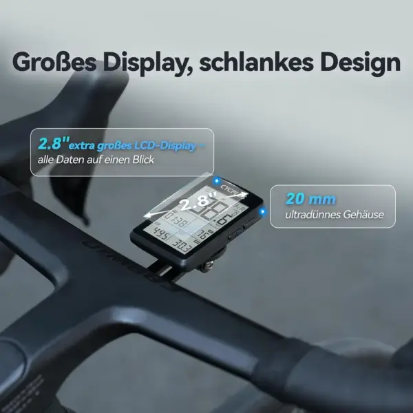 CYCPLUS M3 - GPS-Fahrradcomputer mit 5 Satellitensystemen und 100 h Akku — 2 CYCPLUS M3 - GPS-Fahrradcomputer mit 5 Satellitensystemen und 100 h Akku — 2