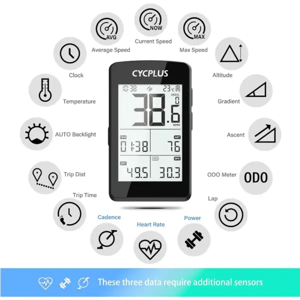 CYCPLUS M3 - GPS cycling computer with 100-hour battery — 5 CYCPLUS M3 - GPS cycling computer with 100-hour battery — 5