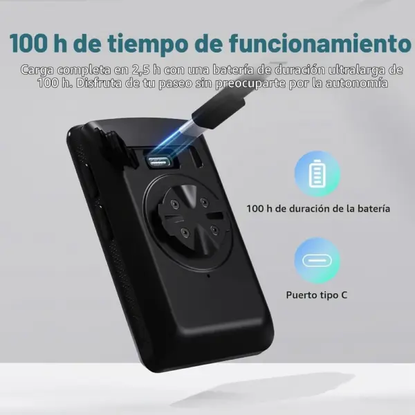 CYCPLUS M3 - Ciclocomputador GPS con 100 h de autonomía y pantalla de 2,8 pulgadas — 4 CYCPLUS M3 - Ciclocomputador GPS con 100 h de autonomía y pantalla de 2,8 pulgadas — 4
