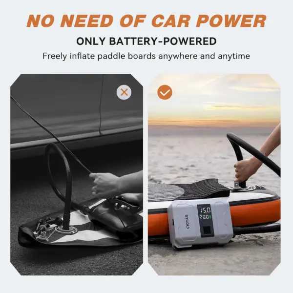CYCPLUS D17 Pro - Pompe paddle électrique 240 W, batterie 96,2 Wh — 5 CYCPLUS D17 Pro - Pompe paddle électrique 240 W, batterie 96,2 Wh — 5