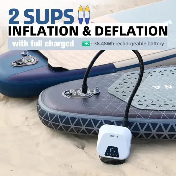CYCPLUS D14PRO - kompakte Smart-SUP-Pumpe 20 PSI mit Akku — 3 CYCPLUS D14PRO - kompakte Smart-SUP-Pumpe 20 PSI mit Akku — 3