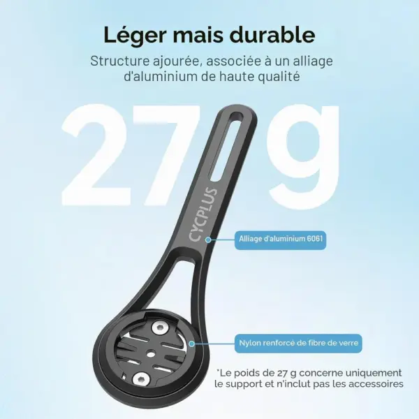 CYCPLUS Z3 - Support avant de compteur GPS pour guidon intégré — 3 CYCPLUS Z3 - Support avant de compteur GPS pour guidon intégré — 3