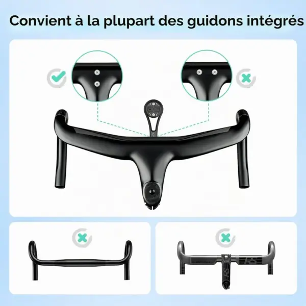 CYCPLUS Z3 - Support avant de compteur GPS pour guidon intégré — 5 CYCPLUS Z3 - Support avant de compteur GPS pour guidon intégré — 5