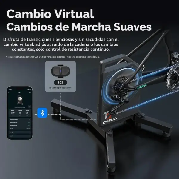CYCPLUS T2 - Rodillo inteligente plegable de 2200 W — 5 CYCPLUS T2 - Rodillo inteligente plegable de 2200 W — 5