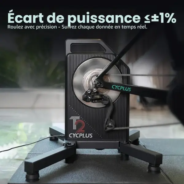 CYCPLUS T2 - Home trainer connecté 2200 W, compact et pliable — 3 CYCPLUS T2 - Home trainer connecté 2200 W, compact et pliable — 3