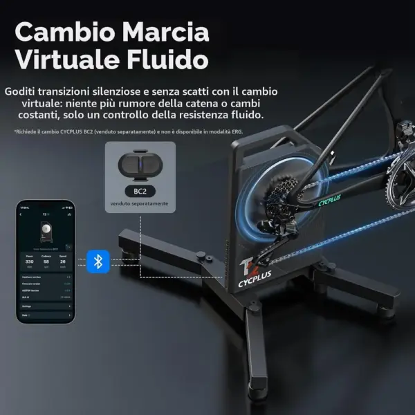 CYCPLUS T2 - Rullo smart BLDC 2000 W pieghevole — 5 CYCPLUS T2 - Rullo smart BLDC 2000 W pieghevole — 5