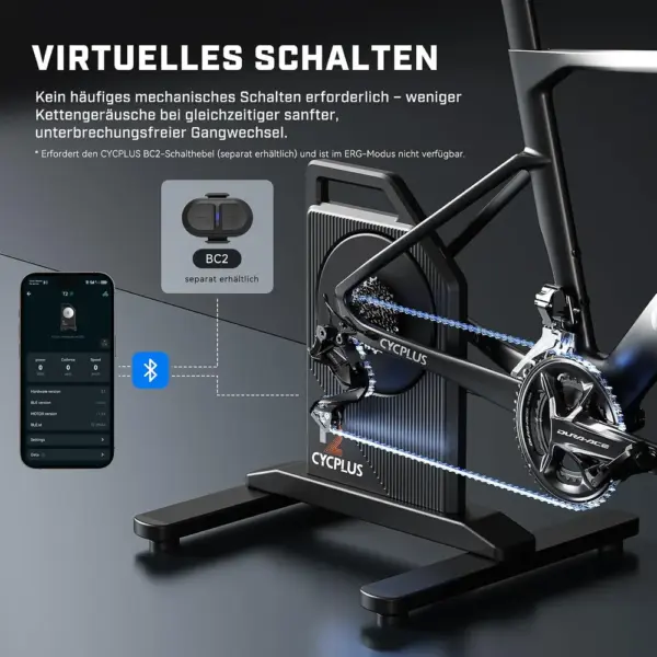 CYCPLUS T2H - leiser Smart Trainer mit 2200 W und 20 % Steigung — 5 CYCPLUS T2H - leiser Smart Trainer mit 2200 W und 20 % Steigung — 5
