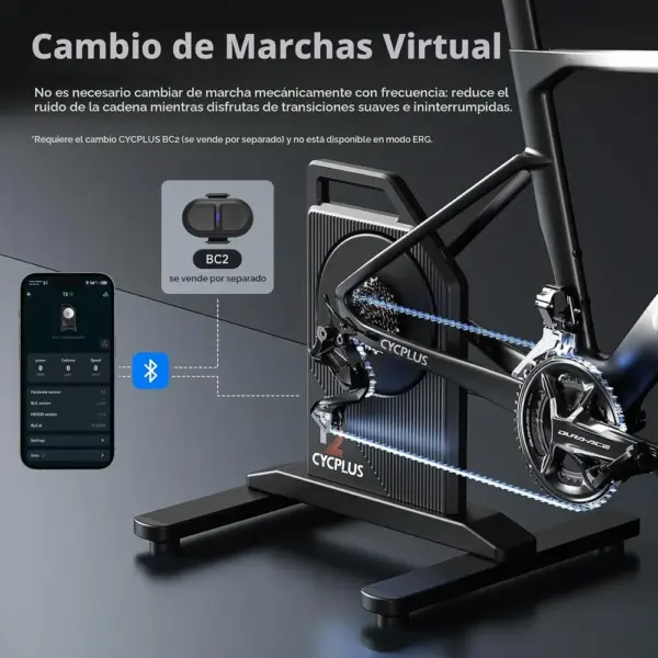 CYCPLUS T2H - Rodillo inteligente silencioso de 2200 W — 5 CYCPLUS T2H - Rodillo inteligente silencioso de 2200 W — 5