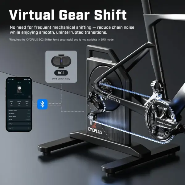 CYCPLUS T2H - Home trainer connecté silencieux, moteur sans balais — 5 CYCPLUS T2H - Home trainer connecté silencieux, moteur sans balais — 5