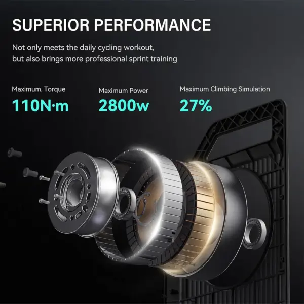 CYCPLUS T3 - smart turbo trainer, 110 N·m, 27% gradient — 2 CYCPLUS T3 - smart turbo trainer, 110 N·m, 27% gradient — 2