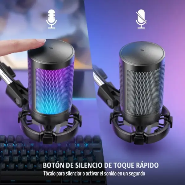 FIFINE A6T - Kit de micrófono USB de condensador con brazo — 3 FIFINE A6T - Kit de micrófono USB de condensador con brazo — 3