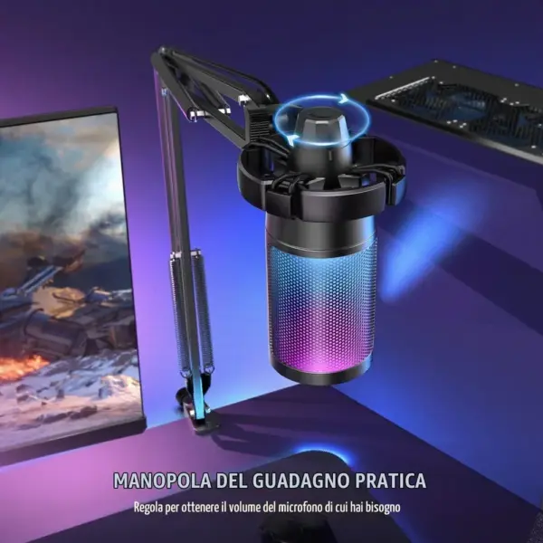 FIFINE A6T - Microfono USB a condensatore con braccio estensibile — 5 FIFINE A6T - Microfono USB a condensatore con braccio estensibile — 5