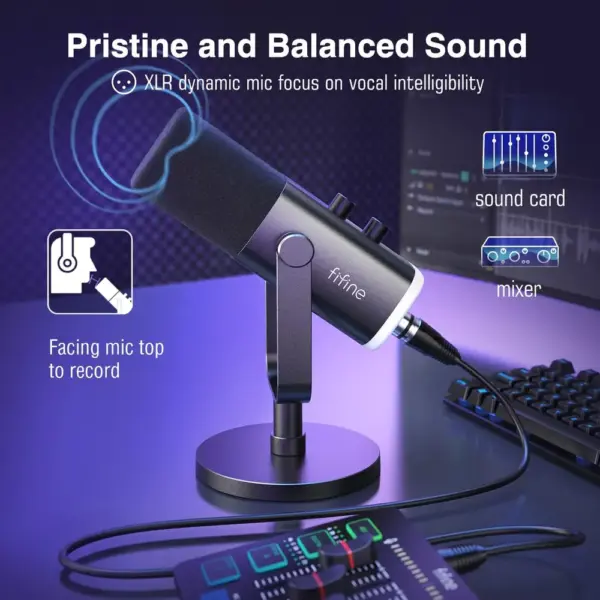 FIFINE AM8 - Dynamic USB/XLR gaming microphone with RGB — 2 FIFINE AM8 - Dynamic USB/XLR gaming microphone with RGB — 2