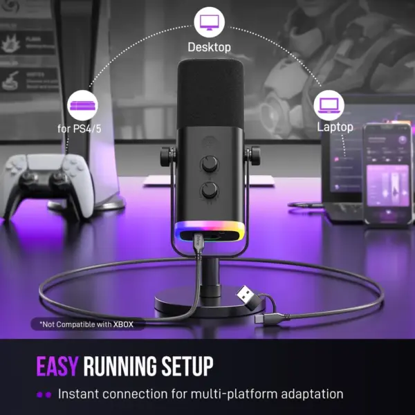 FIFINE AM8 - Dynamic USB/XLR gaming microphone with RGB — 3 FIFINE AM8 - Dynamic USB/XLR gaming microphone with RGB — 3