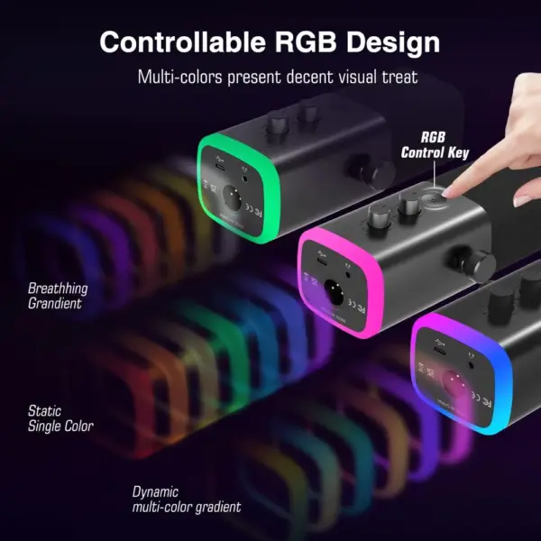 FIFINE AM8 - Dynamic USB/XLR gaming microphone with RGB — 4 FIFINE AM8 - Dynamic USB/XLR gaming microphone with RGB — 4