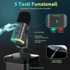 FIFINE AM8 - Microfono dinamico USB/XLR con RGB e supporto da tavolo — 5 FIFINE AM8 - Microfono dinamico USB/XLR con RGB e supporto da tavolo — 5