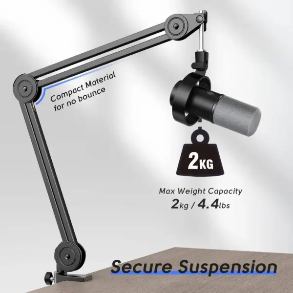 FIFINE BM63 - Mikrofonarm mit 3/8″-auf-5/8″-Adapter — 2 FIFINE BM63 - Mikrofonarm mit 3/8″-auf-5/8″-Adapter — 2