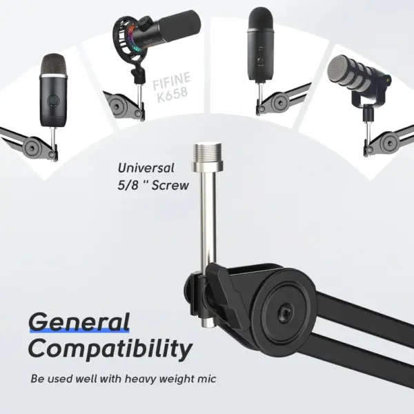 FIFINE BM63 - Mikrofonarm mit 3/8″-auf-5/8″-Adapter — 4 FIFINE BM63 - Mikrofonarm mit 3/8″-auf-5/8″-Adapter — 4