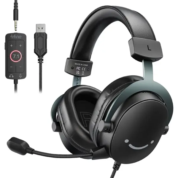 FIFINE H9 - USB and 3.5 mm gaming headset with 7.1 surround — 1 FIFINE H9 - USB and 3.5 mm gaming headset with 7.1 surround — 1
