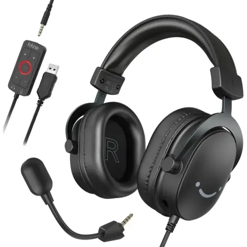 FIFINE H9 - Cuffie gaming 7.1 USB e jack con microfono rimovibile — 1 FIFINE H9 - Cuffie gaming 7.1 USB e jack con microfono rimovibile — 1