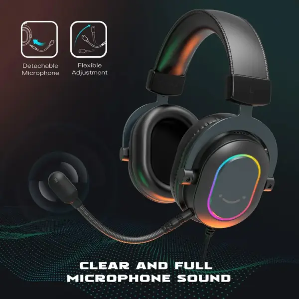 FIFINE H6 - USB gaming headset with 7.1 surround and detachable mic — 4 FIFINE H6 - USB gaming headset with 7.1 surround and detachable mic — 4