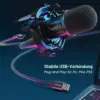 FIFINE K651 - Dynamisches USB-Mikrofon-Kit mit Arm — 4 FIFINE K651 - Dynamisches USB-Mikrofon-Kit mit Arm — 4