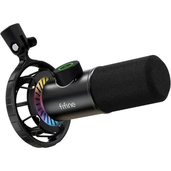 FIFINE K658 - Dynamisches USB-Mikrofon mit RGB — 1 FIFINE K658 - Dynamisches USB-Mikrofon mit RGB — 1
