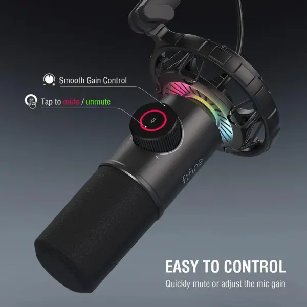 FIFINE K658 - Dynamic USB gaming microphone with RGB — 2 FIFINE K658 - Dynamic USB gaming microphone with RGB — 2