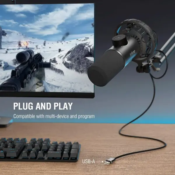 FIFINE K658 - Dynamic USB gaming microphone with RGB — 4 FIFINE K658 - Dynamic USB gaming microphone with RGB — 4
