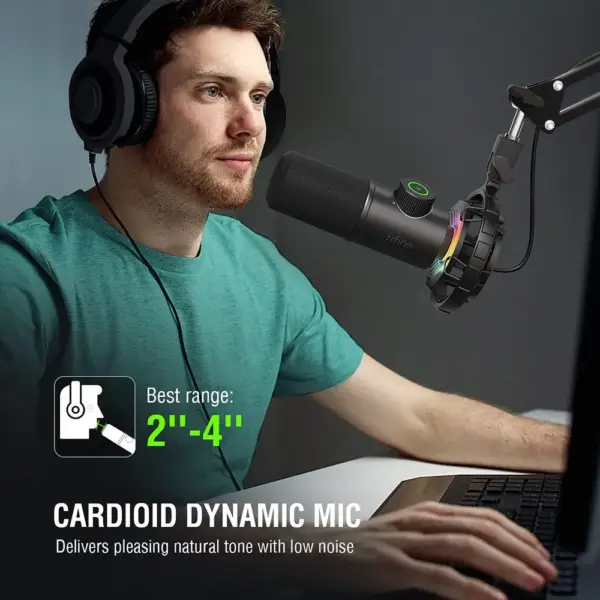 FIFINE K658 - Dynamic USB gaming microphone with RGB — 5 FIFINE K658 - Dynamic USB gaming microphone with RGB — 5