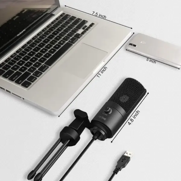 FIFINE K669B - USB-Kondensatormikrofon mit Stativ — 5 FIFINE K669B - USB-Kondensatormikrofon mit Stativ — 5