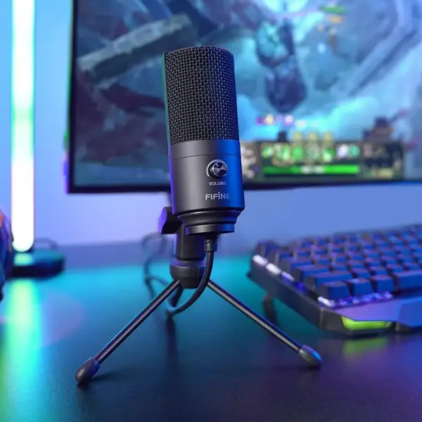 FIFINE K669B - USB condenser recording microphone with tripod — 4 FIFINE K669B - USB condenser recording microphone with tripod — 4