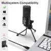 FIFINE K669B - USB condenser recording microphone with tripod — 5 FIFINE K669B - USB condenser recording microphone with tripod — 5