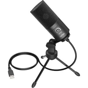 FIFINE K669B - Micrófono USB de condensador de metal — 1