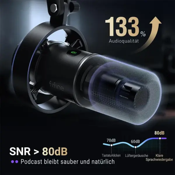 FIFINE K688CT - Dynamisches Podcast-Mikrofon-Set mit Arm — 3 FIFINE K688CT - Dynamisches Podcast-Mikrofon-Set mit Arm — 3