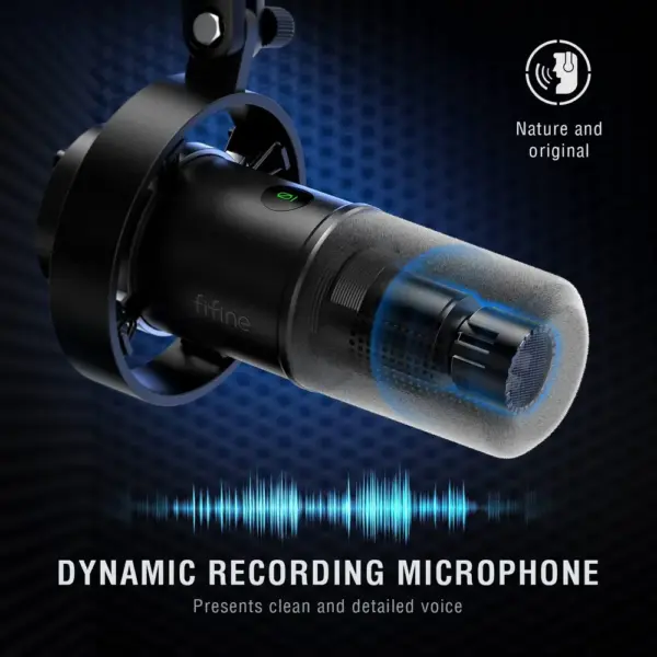FIFINE K688 - Dynamic USB/XLR studio microphone for podcasts — 2 FIFINE K688 - Dynamic USB/XLR studio microphone for podcasts — 2