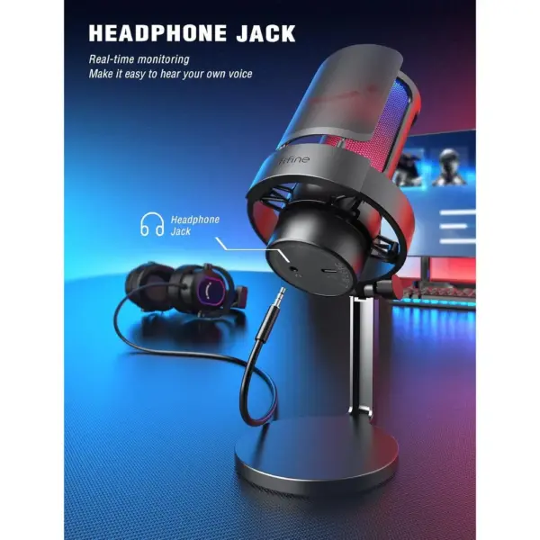 FIFINE A8 - RGB USB condenser microphone for gaming and streaming — 3 FIFINE A8 - RGB USB condenser microphone for gaming and streaming — 3
