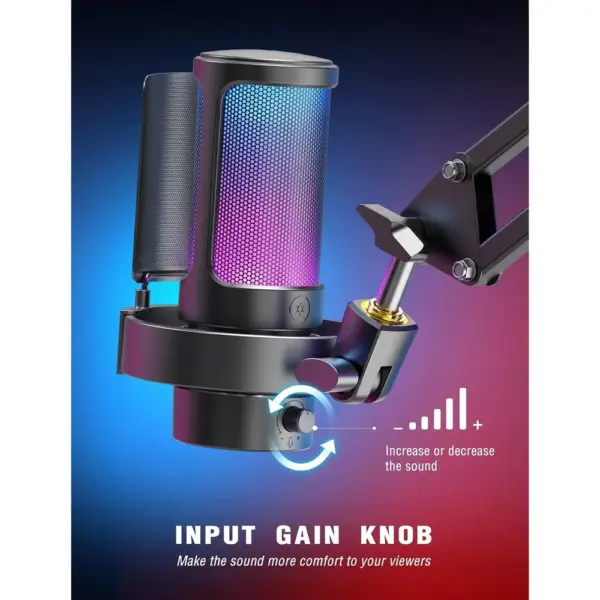 FIFINE A8 - RGB USB condenser microphone for gaming and streaming — 5 FIFINE A8 - RGB USB condenser microphone for gaming and streaming — 5