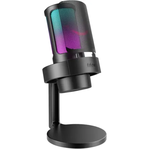 FIFINE A8 - Microfono USB a condensatore RGB con uscita cuffie — 1 FIFINE A8 - Microfono USB a condensatore RGB con uscita cuffie — 1