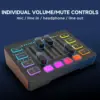 FIFINE SC3 - Mezclador de audio gaming RGB con XLR — 3 FIFINE SC3 - Mezclador de audio gaming RGB con XLR — 3
